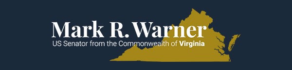 Sen Mark Warner newsletter heading 2021